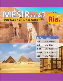 private mesir jejak rasul 10h8m