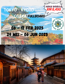 TOKYO KYOTO OSAKA 9H8M