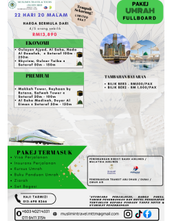 Umrah 22H20M Fullboard