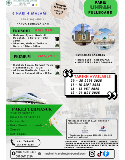 Umrah 6H4M Fullboard