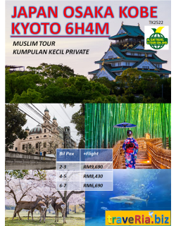 Japan Osaka Kobe Kyoto 6H5M