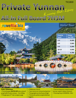 Private Yunnan Muslimin Tour 7H5M: Kunming, Dali, Lijiang